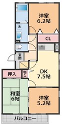 フォブール生石の物件間取画像